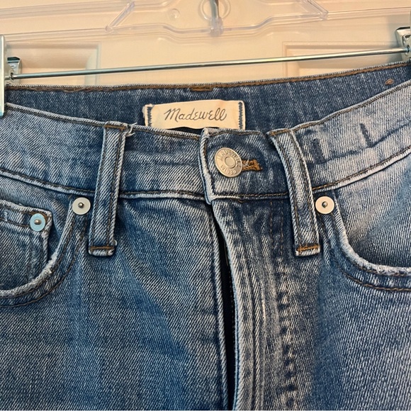Madewell Perfect Vintage Jeans Distressed Light Wash - Picture 4 of 7